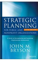 Strategic Planning for Public and Nonprofit Organizations