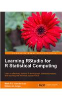 Learning Rstudio for R Statistical Computing