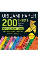 Origami Paper 200 Sheets Nature Patterns 6 (15 CM)