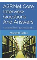 ASP.Net Core Interview Questions And Answers