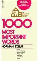 1000 Most Important Words