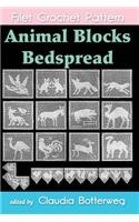 Animal Blocks Bedspread Filet Crochet Pattern