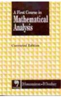 A First Course in Mathematical Analysis