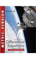 First Course in Differential Equations with Modeling Applications, International Metric Edition