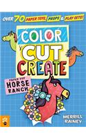 Color, Cut, Create Play Sets: Horse Ranch