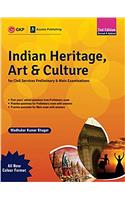 Indian Heritage, Art and Culture (Preliminary & Main) 2ed - Multicolour Book