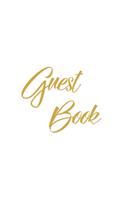 Gold Guest Book, Weddings, Anniversary, Party's, Special Occasions, Wake, Funeral, Memories, Christening, Baptism, Visitors Book, Guests Comments, Vacation Home Guest Book, Beach House Guest Book, Comments Book and Visitor Book (Hardback)