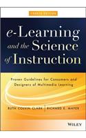 E-Learning and the Science of Instruction