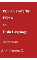 The paremiologic influence of the Persian language on the Urdu language