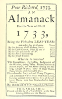 Poor Richard, 1733 an Almanack