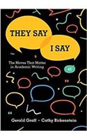 They Say / I Say