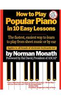 How to Play Popular Piano in 10 Easy Lessons