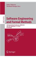 Software Engineering and Formal Methods