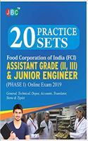 20 Practice Sets Food Corporation of India (FCI) Assistant Grade (II, III) & Junior Engineer (PHASE I) Online Exam 2019