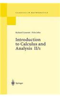 Introduction to Calculus and Analysis II/1