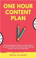 The One Hour Content Plan