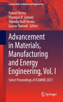 Advancement in Materials, Manufacturing and Energy Engineering