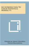 An Introduction to Linear Statistical Models, V1