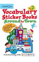 Vocabulary Sticker Books Around Town