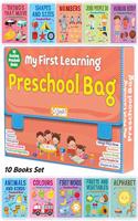 My First Learning Preschool Bag - Set of 10 Exciting Preschool Books