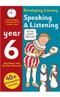 Speaking and Listening: Year 6