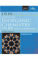 J.D. Lee Concise Inorganic Chemistry For Jee (Main & Advanced), 3Rd Ed