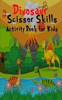 Dinosaur scissors skill activity book for kids