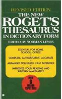 The New Roget's Thesaurus in Dictionary Form