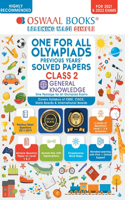 One for All Olympiad Previous Years Solved Papers, Class-2 General Knowledge Book (For 2022 Exam)