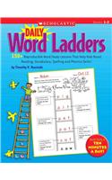 Daily Word Ladders: Grades 1-2