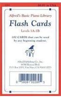 Alfred's Basic Piano Library Flash Cards Levels 1A-1B