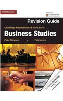 Cambridge International AS and A Level Business Studies Revision Guide