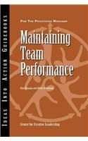 Maintaining Team Performance