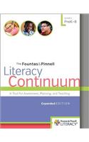 The Fountas & Pinnell Literacy Continuum