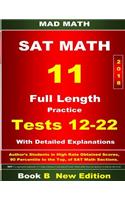 2018 New SAT Math Tests 12-22 Book B