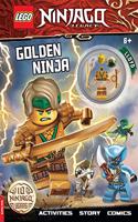 LEGO® NINJAGO®: Golden Ninja Activity Book (with Lloyd minifigure): Activity Book with Minifigure