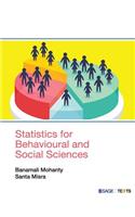 Statistics for Behavioural and Social Sciences