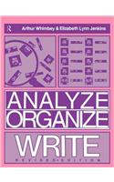 Analyze Organize Write Revised Ed.