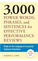 3000 Power Words and Phrases for Effective Performance Reviews