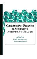 Contemporary Research in Accounting, Auditing and Finance