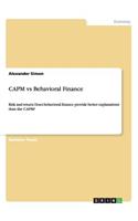 CAPM vs Behavioral Finance