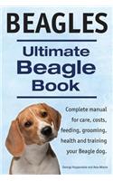 Beagles. Ultimate Beagle Book. Beagle complete manual for care, costs, feeding, grooming, health and training.