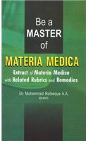 Be a Master of Materia Medica