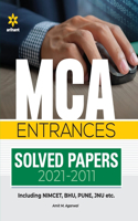 MCA Entrances Solved Papers (2021-2011) for 2022 Exam