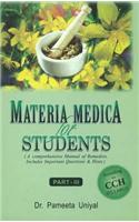 Materia Medica for Students