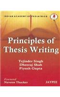 Principles of Thesis Writing