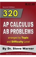 320 AP Calculus AB Problems Arranged by Topic and Difficulty Level