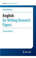 English for Writing Research Papers