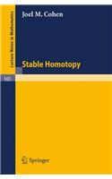 Stable Homotopy