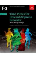 Time Pieces for Descant/Soprano Recorder, Volume 1